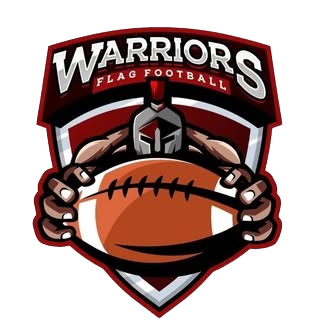 This is an image of the Warriors flag football team in Lagos, Nigeria. 
                                    Their logo has a combination of reds.